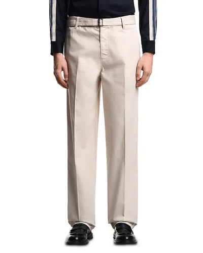 Emporio Armani Trousers With Removable Belt In White
