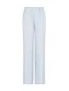 Emporio Armani Trousers In Zen Blue