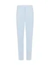 Emporio Armani Trousers In Zen Blue
