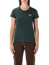 Emporio Armani New York Capsule Collection Oversized Printed Jersey T-shirt In Green