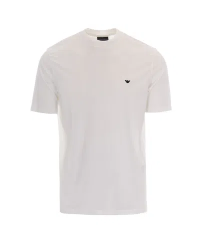 T-shirt Lyocell Ricamo Off White from Di Sabatino