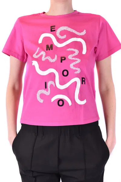Emporio Armani Tshirt Short Sleeves In Pink