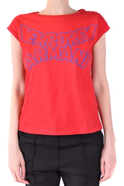 Emporio Armani Tshirt Short Sleeves Red