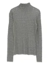 Emporio Armani Turtle-neck Sweater In Gray
