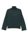 Emporio Armani Turtleneck Sweater In Green