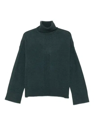 Emporio Armani Turtleneck Sweater In Green