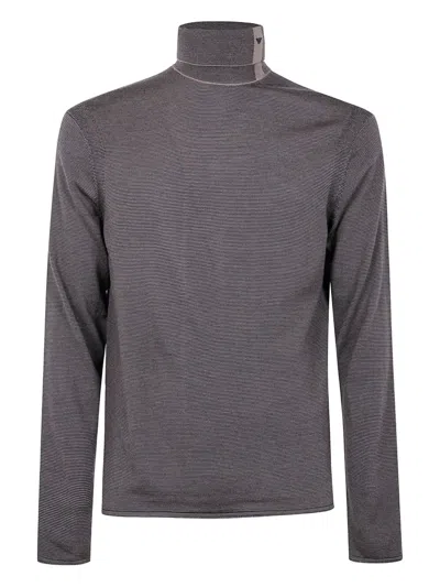 EMPORIO ARMANI TURTLENECK WOOL SWEATER