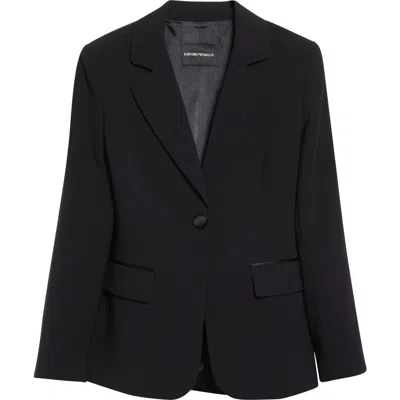 Emporio Armani Tuxedo Jacket In Black