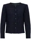 Emporio Armani Tweed Short Blazer Jacket