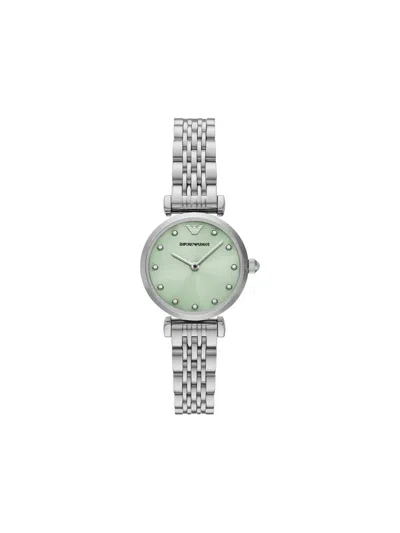 Emporio Armani Two-hand 28mm In Green