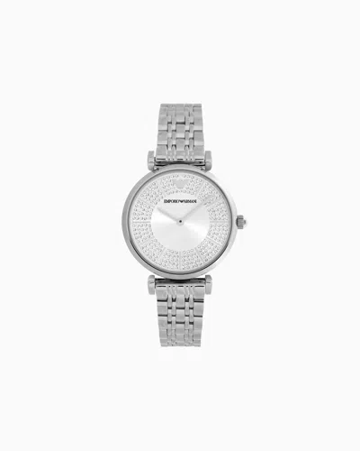 Emporio Armani Two-hand Stainless Steel Watch In Multi