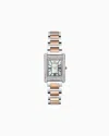 Emporio Armani Two-hand Two-tone Stainless Steel Watch In Multicoloured