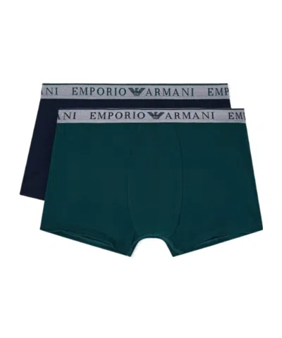 Emporio Armani Two-pack Of Boxer Briefs In Multi