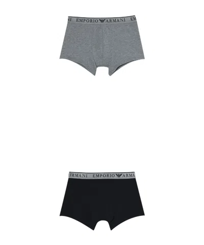 Emporio Armani Two-pack Of Boxer Briefs In Multi