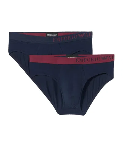 Emporio Armani Two Piece Briefs Pants In Black
