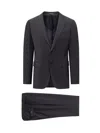 Emporio Armani Wool Single-breasted Blazer In Black