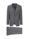 Emporio Armani Super 130s Wool Two-piece Suit In Grey