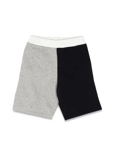 Emporio Armani Kids' Two-tone Bermuda Shorts In Multicolour
