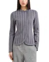 Emporio Armani Two Tone Jacquard Collarless Jacket In Solid Dark