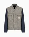 Emporio Armani Men's Blouson Jacket In Beige