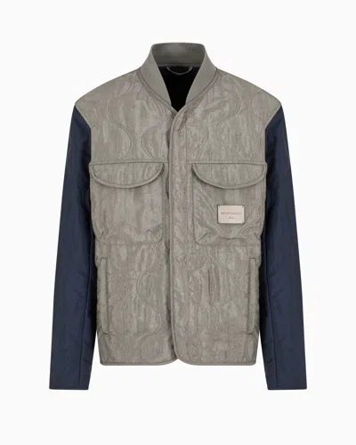 Emporio Armani Men's Blouson Jacket In Green