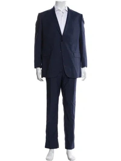 Pre-owned Emporio Armani Two-piece Suit In Blue