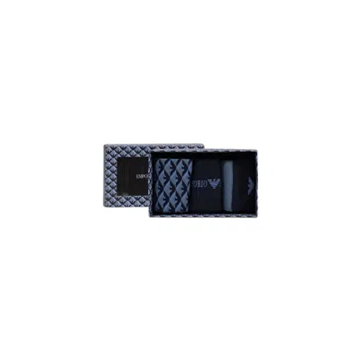 Emporio Armani Underwear Blue Cotton Men's Sock