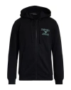 Emporio Armani Underwear Man Sweatshirt Black Size L Cotton, Polyester, Elastane In Black