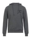Emporio Armani Underwear Man Sweatshirt Grey Size L Cotton, Polyester, Elastane In Gray