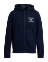 Emporio Armani Underwear Man Sweatshirt Midnight Blue Size M Cotton, Polyester, Elastane