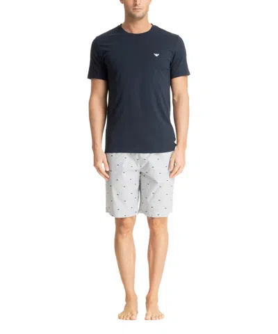 Emporio Armani Underwear Pyjama In Blue