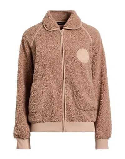 Emporio Armani Underwear Woman Sweatshirt Light Brown Size 4 Polyester