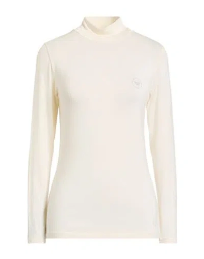Emporio Armani Underwear Woman T-shirt Ivory Size 3 Viscose, Elastane In White