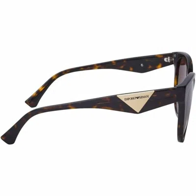 Emporio Armani Unisex Sunglasses  Ea4140-508913  55 Mm Gbby2 In Brown