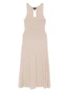 Emporio Armani Women's Midi Dress In Neutrals