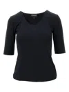 Emporio Armani Viscose Jersey V-neck T-shirt