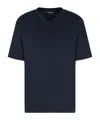 Emporio Armani V-neck T-shirt In Blue