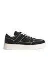 Emporio Armani Vachetta Leather Sneakers