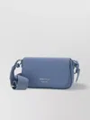 Emporio Armani Vegan Leather Shoulder Bag With Flap