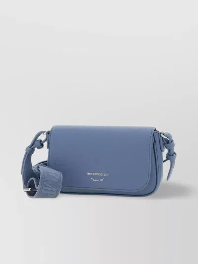 EMPORIO ARMANI VEGAN LEATHER SHOULDER BAG