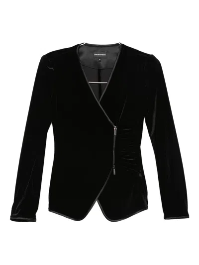 EMPORIO ARMANI EMPORIO ARMANI VELVET BLAZER JACKET