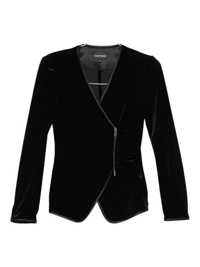 EMPORIO ARMANI VELVET BLAZER JACKET