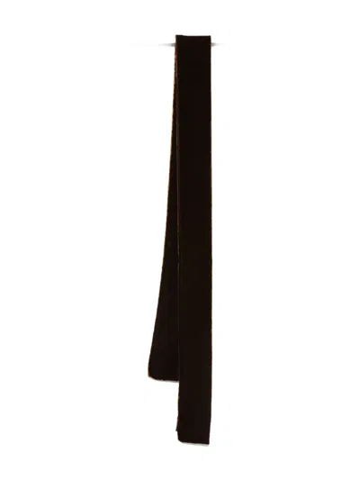 EMPORIO ARMANI VELVET-EFFECT SCARF