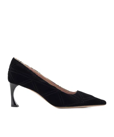 EMPORIO ARMANI QUILTED POINTED-TOE PUMPS