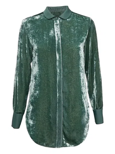 Pre-owned Emporio Armani Velvet Shirt