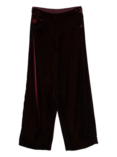EMPORIO ARMANI VELVET TROUSERS