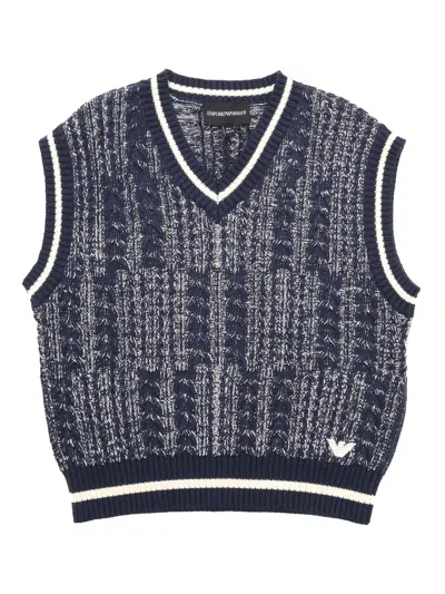 Emporio Armani Kids' Navy Blue Vest Boy