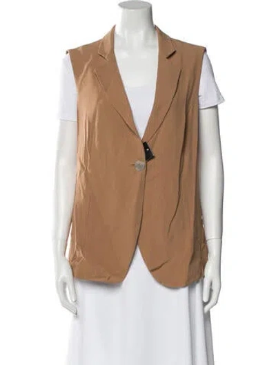 Pre-owned Emporio Armani Vest W/ Tags In Brown