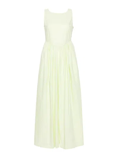 EMPORIO ARMANI SLEEVELESS COTTON MIDI DRESS