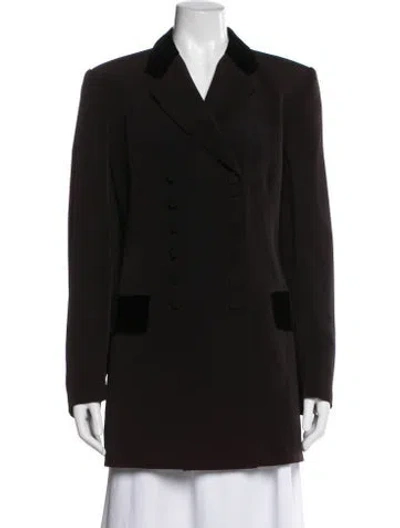 Pre-owned Emporio Armani Vintage 1990's Blazer In Black